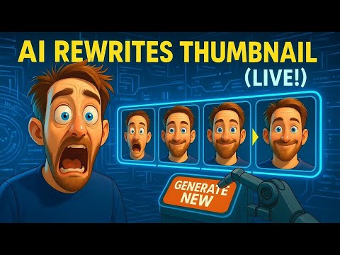 AI Rewrites This Thumbnail Each Hour (Live!)