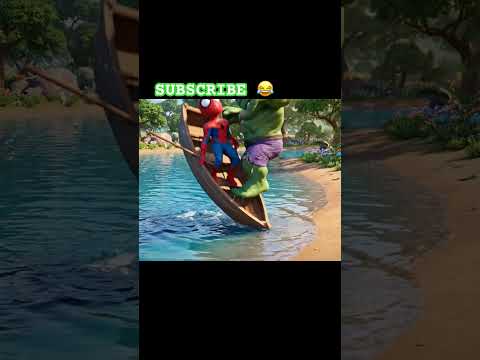 fun scane #youtubeshorts #funnycartoo #animatedcartoon #viral #hulk #cartton #trending #spiderman