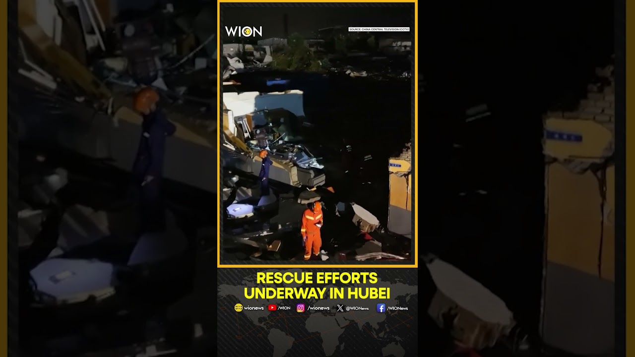 Rescue Efforts Underway After Severe Thunderstorms, Gales Hit Hubei | WION Shorts
