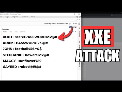Access Hidden Files with XXE Attack (XML External Entity Injection) | picoCTF - SOAP
