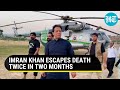Close shave for Imran Khan again; Ex-Pak PM’s chopper narrowly averts crash near Rawalpindi