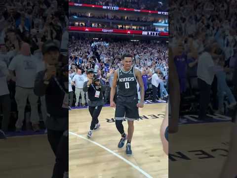 The Kings Light The Beam After Their 1st Playoff Win In 17 Years!  | #shorts video clip