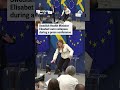 Swedish Health Minister collapses during a press conference  - 00:19 min - News - Video