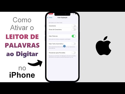 Como Ativar o LEITOR DE PALAVRAS ao Digitar no iPhone