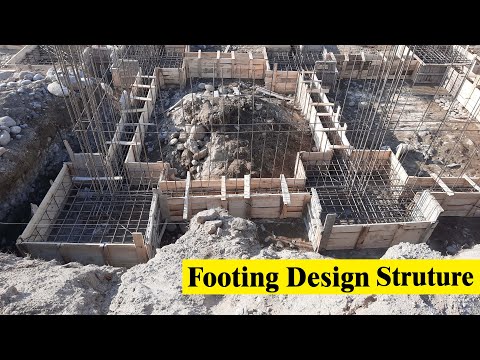 Steel Structure Design of Footing | Civil Engineering practical video |