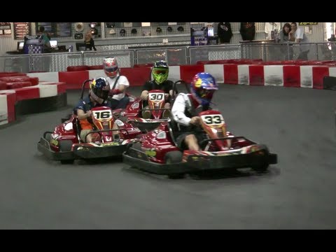 KTM Team Indoor Go Kart Race - Red Bull Fast Laps 2013 