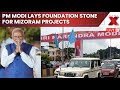 PM Modi in Manipur live: PM Modi Lays Foundation Stone for Mizoram Projects | Manipur Live | NewsX