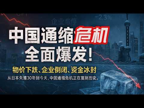 警惕！中国通缩正在全面爆发，你的钱正变“沉”！企业在失血，市场在冻结警报拉响：2025通缩风暴：不是买不起，而是不敢买！#中国通缩 #cpi #通缩危机