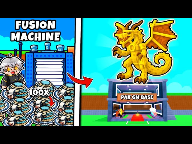 AKU FUSION 100 SECRET BRAINROT DEMI PET DEWA TERLANGKA DI STEAL A BRAINROT!! 🐉🔥