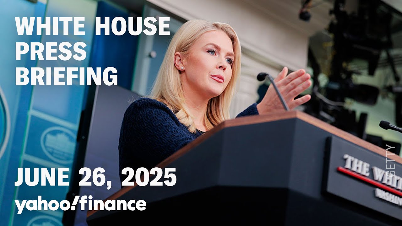 LIVE: White House press secretary Karoline Leavitt holds press briefing