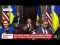 Zelenskyy ‘focused’ and ‘concerned’ during private conversations in D.C.  - 06:32 min - News - Video