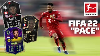 Top PACE in FIFA 22 • Alphonso Davies, Diaby or … ?