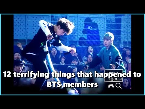 12 Most Terrifying Things That Ever Happened To BTS Members 방탄소년단
