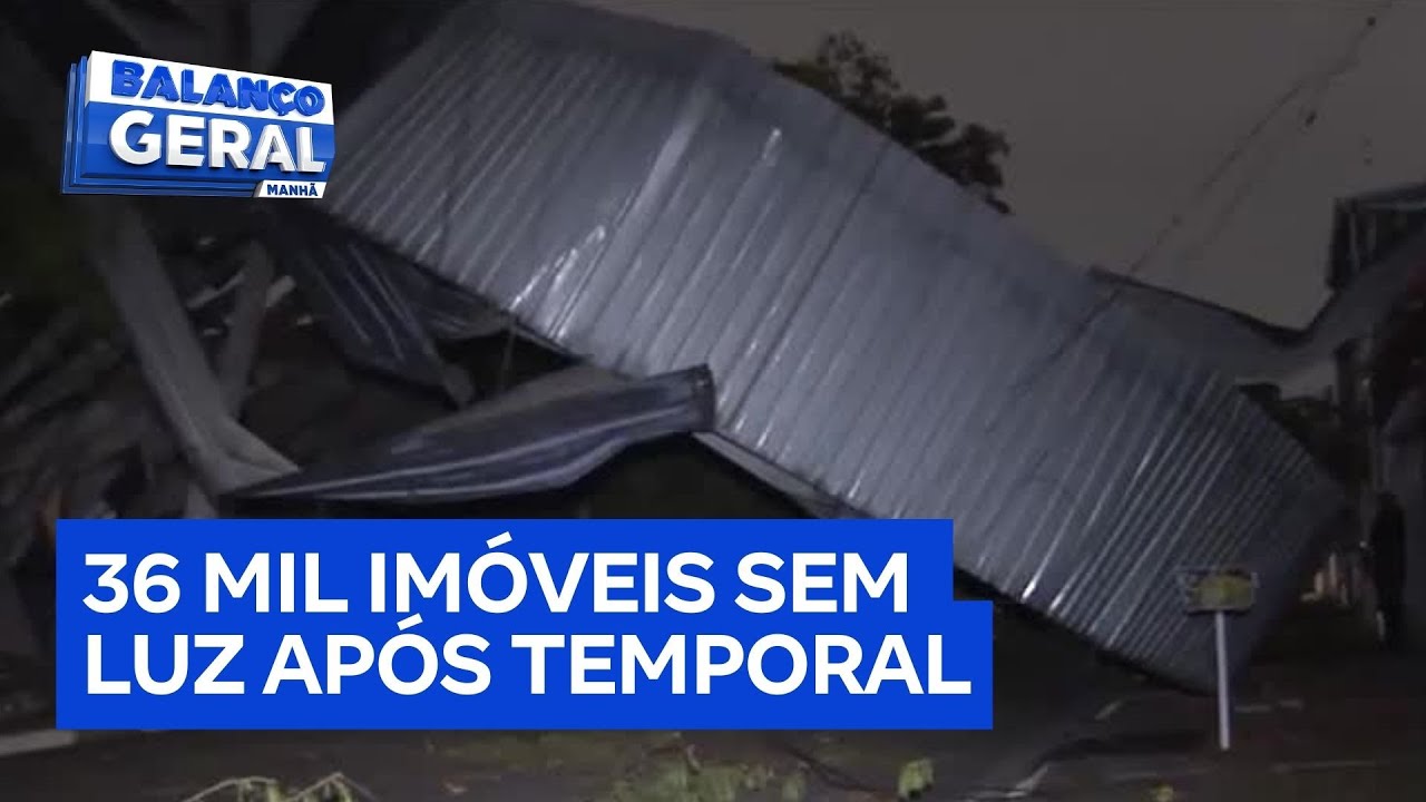 Grande São Paulo ainda tem 36 mil imóveis sem energia após chuva de segunda 22
