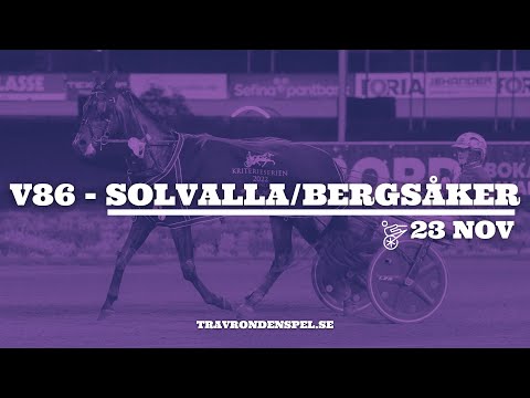 V86 tips Solvalla/Bergsåker| Tre S - Favorit i repris!