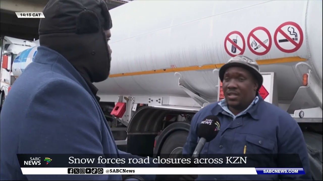 Motorists, truck drivers trapped in KZN snow