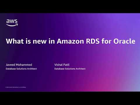 What’s new in Amazon RDS for Oracle | Amazon Web Services