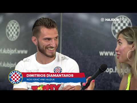 Dimitrios Diamantakos predstavljen u emisiji Hajduk Digital Live!