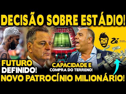 ESTÁDIO DO FLAMENGO COM 75 MIL TORCEDORES! NOVO PATROCÍNIO MILIONÁRIO! FUTURO DE GABIGOL DEFINIDO!