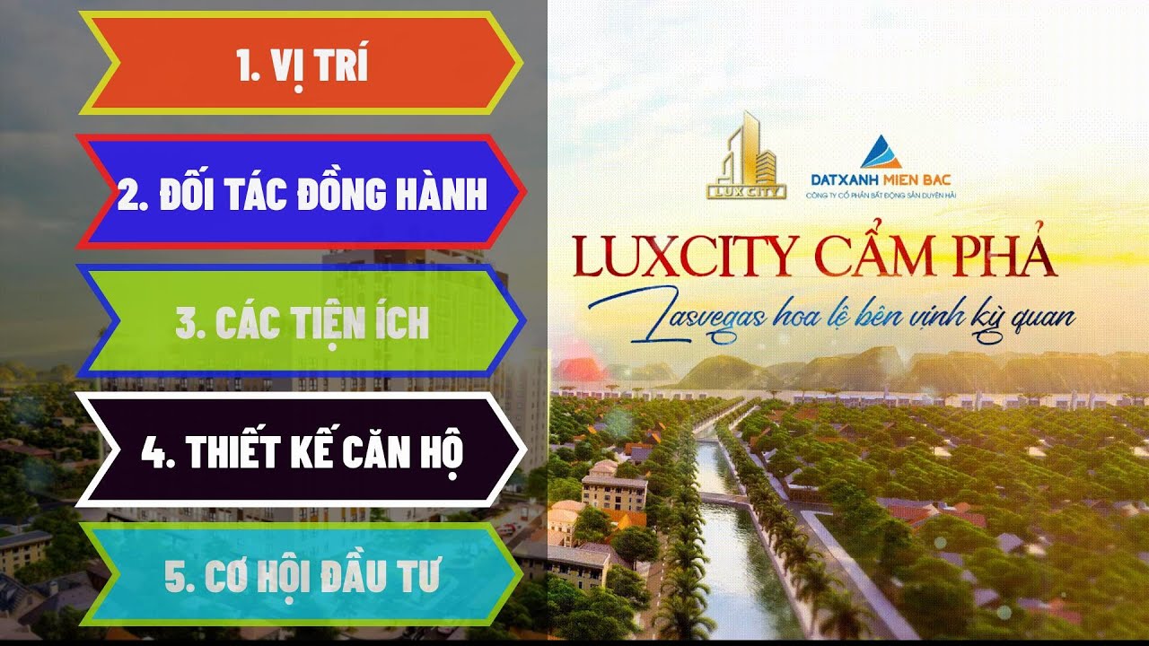 10 suất ưu đãi dành riêng cho người dân Cẩm Phả mua căn hộ Luxcity video