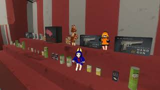 【VRChat】射的の景品になったこんちゃん達