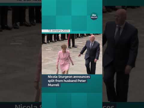 Nicola Sturgeon announces split from husband Peter Murrell #itvnews #politics