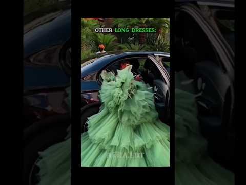 other doing long dress vs this one viral video