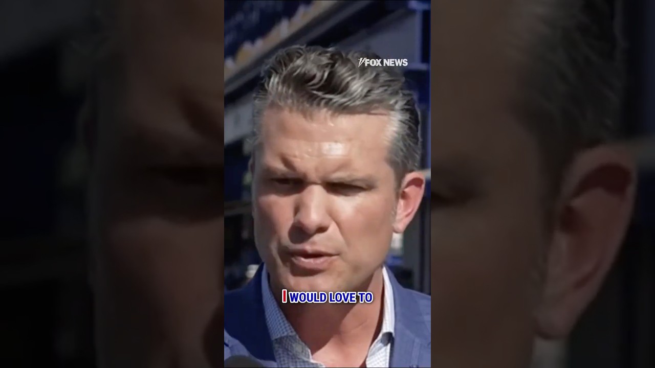 Hegseth reveals the sports legend he would love to compete against #foxnews #news #shorts