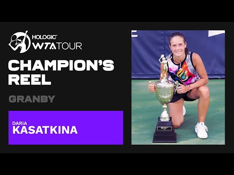 Daria Kasatkina's TOP PLAYS from her victorious week in Granby! 🍁