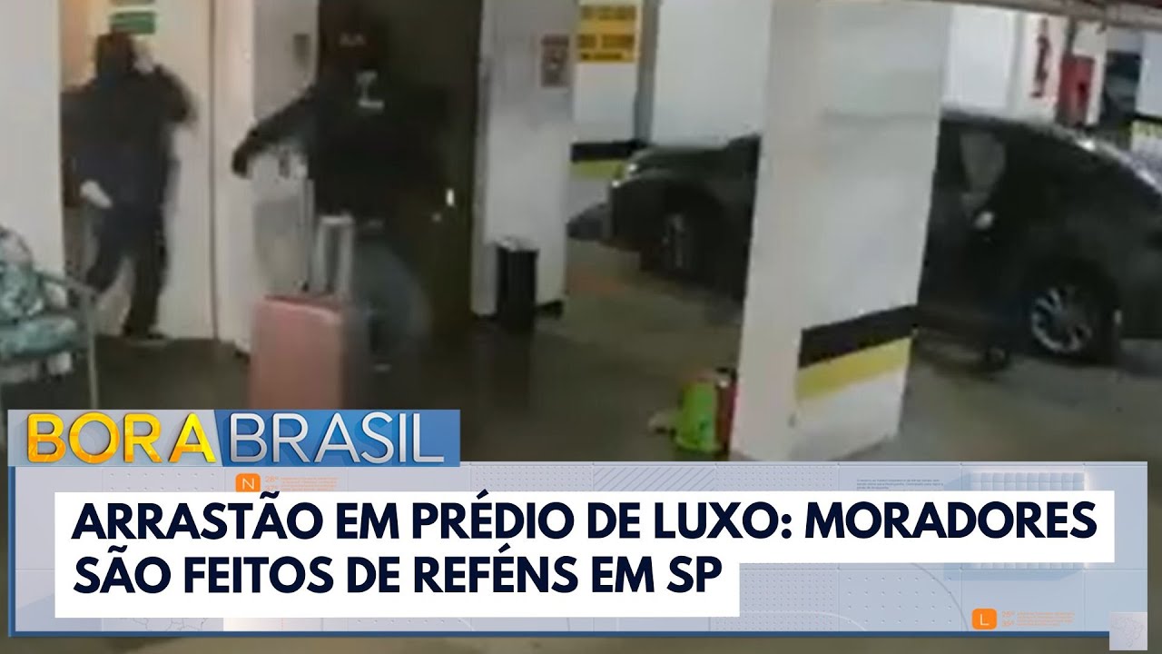 Arrastão em prédio de luxo moradores são feitos de reféns em SP