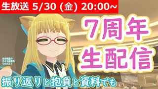 【LIVE】祝7周年！ - 来年は飛躍の年にしたい。振り返りと抱負！【来年も生きるぞ～】 #VRアカデミア