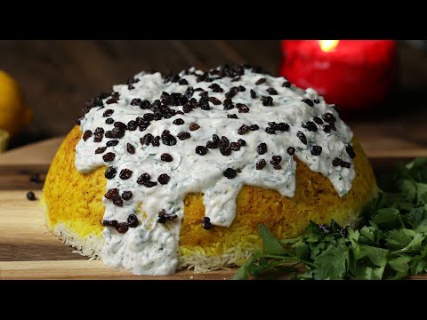 How To Make Tachin Joojeh (Persian Chicken And Rice Casserole)