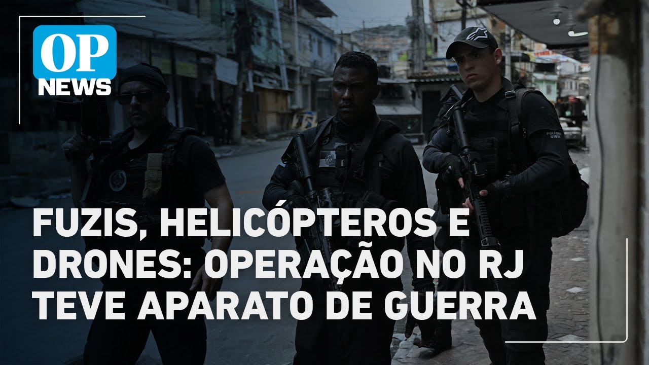 Aparato de guerra: veja o tamanho da megaoperação no RJ que deixou mais de 130 mortos | O POVO News