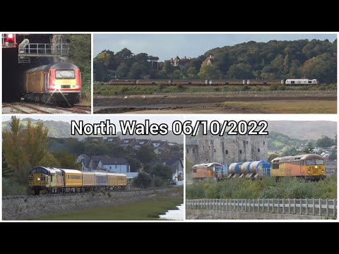 Locomotives in North Wales 06.10.2022 Ft. GC Mk4s, UTU, RHTT, PLPR & More! | I Like Transport