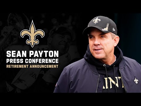 Saints Head Coach Sean Payton Retirement Press Conference 1/25/22 video clip