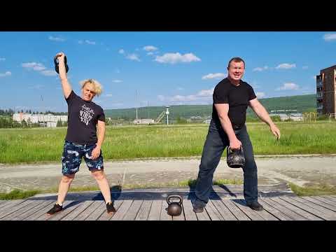 Тренировка по гирям // Kettlebell training