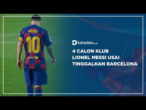 4 Calon Klub Lionel Messi Usai Tinggalkan Barcelona | Katadata Indonesia