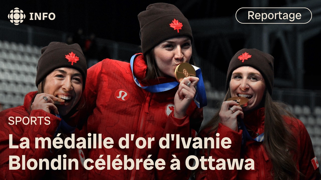 L'École Garneau d'Ottawa célèbre l'or d'Ivanie Blondin
