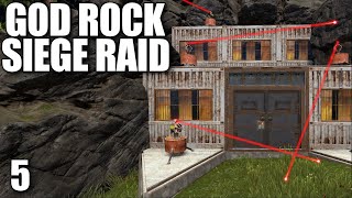 YouTube thumbnail for aloneintokyo's video titled 'I SOLO SIEGE RAIDED A CLANS GOD ROCK BASE | Solo Rust'