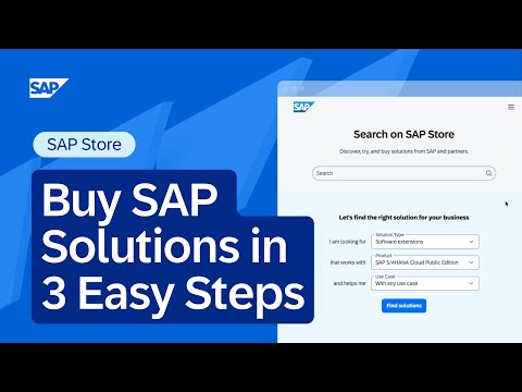 Buy SAP Solutions in 3 Easy Steps | Shop with Confidence on SAP Store
