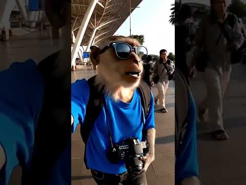 Today I went to Thailand #shorts #shortvideo #shortsfeed #monkey #thailand #youtubeshorts #vlog