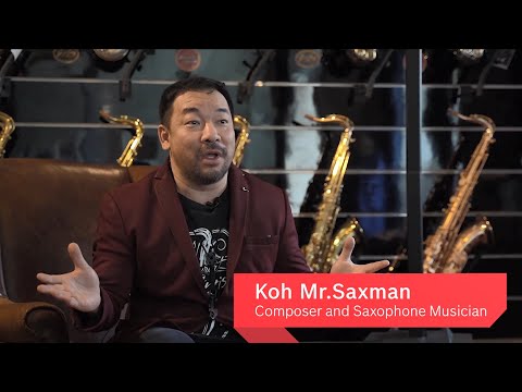 Koh Mr.Saxman | Electro-Voice microphone