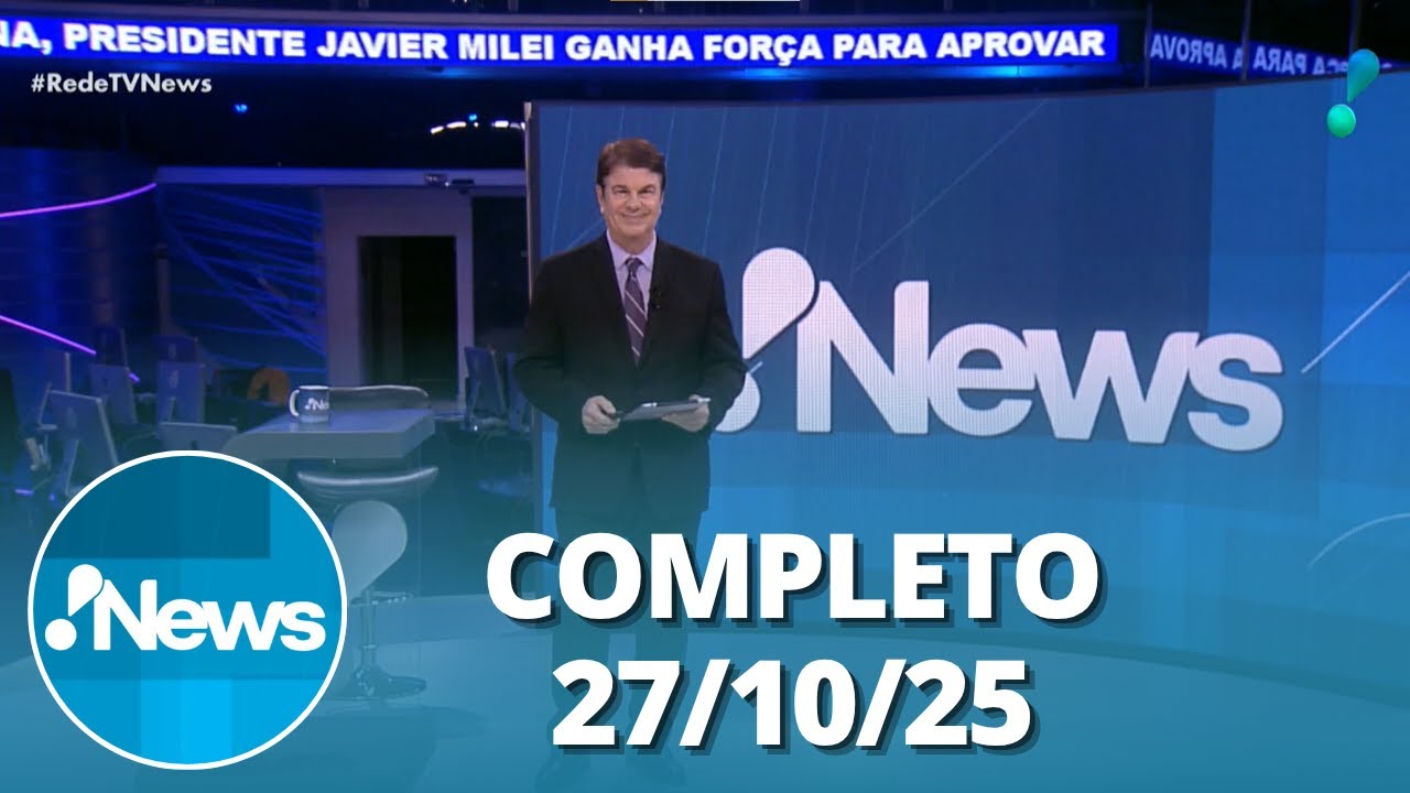 RedeTV News 271025 | Completo