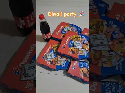 ye diwali dominos ke sath ✨🎉 #diwalivibes #domino #diwali  #trending #friends #feast #shorts #india