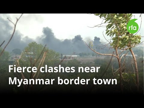 Heavy smoke, explosions near Thai-Myanmar border town | Radio Free
Asia (RFA)