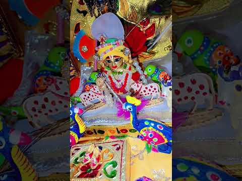 ऐसे हैं हमारे ठाकुर जी🙏#shyam #radhekrishnalovestory #radheshyam #laddu