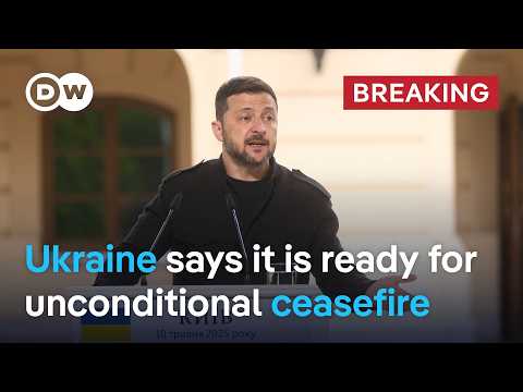 BREAKING: Ukraine says it is ready for 30-day ceasefire starting on Monday 12th | DW Analysis