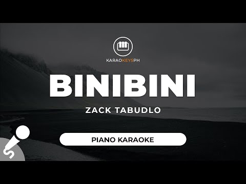 Upload mp3 to YouTube and audio cutter for Binibini - Zack Tabudlo (Piano Karaoke) download from Youtube