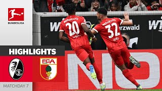 Freiburg Marches On! | SC Freiburg — FC Augsburg 3-1 | Highlights | Matchday 7 – Bundesliga 2024/25