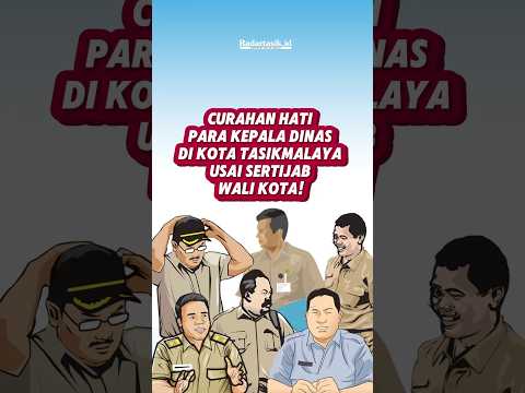 Curahan Hati Para Kepala Dinas di Kota Tasikmalaya Usai Sertijab Wali Kota #radartasikid